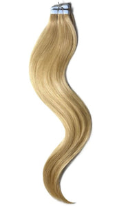 Light Golden Blonde INVISI TAPE  in Extension -  invisible tape hair extensions - #16