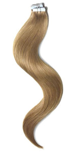 Lightest Brown (#18) INVISI TAPE  in Extension -  invisible tape hair extensions - #18