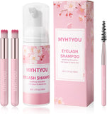 Eyelash Extension Shampoo & Brush + Mascara