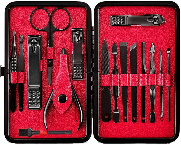 Manicure Kit - Red Edition 16pc Set