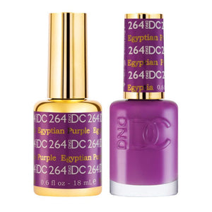 DND Duo Gel & Nail Polish Set - Egyptian Purple - prettieme