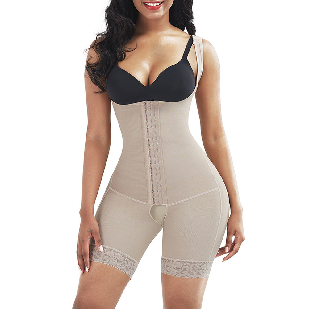Shop Generic Fajas Colombianas Post Surgery High Compression Full Body  Shaper Open Bust Tummy Control Corrective Shapewear Waist Trainer Skim  Online