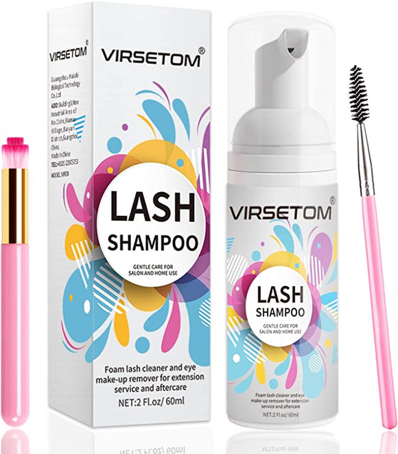 Eyelash Extension Shampoo Brush Included - Eyelash Cleanser