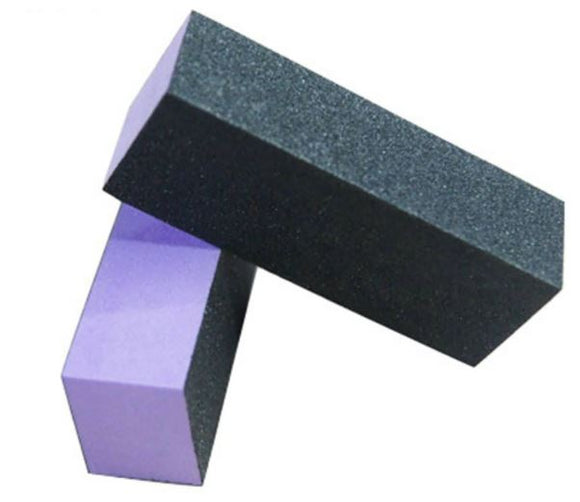 Nail Buffer Blocks 80/80 Buffing Sanding Nail File Purple Black 20pc