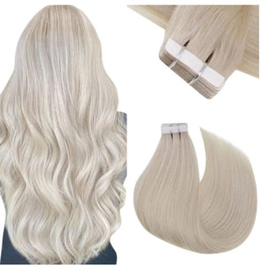 INVISI TAPE  in Extension -  invisible tape hair extensions - ICE BLONDE