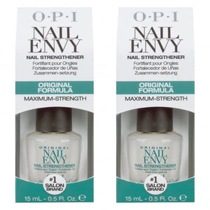 OPI Nail Envy Nail Treatment - Original Formula Nail Strengthener Maximum Strength 2 x 15ML