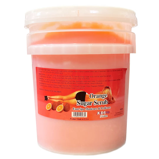 Pedicure sugar scrub - Orange Bucket