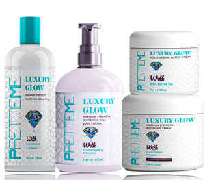 Luxury Glow maximum strength whitening milk Kit